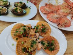 蒜茸粉丝蒸扇贝-开禾52阿伟海鲜加工