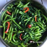 自己动手丰衣足食之爆炒茼蒿