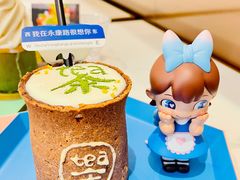 饼干杯奶盖茶-茶是一枝花泡茶店
