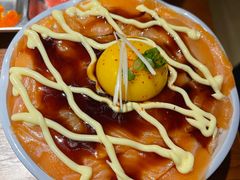 赤焰满铺三文鱼丼-二丁目食堂(浑南花园城店)