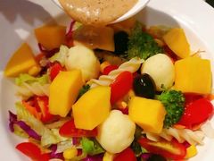 芒果恋人蔬果沙拉-伊斯坦布尔土耳其清真咖啡餐厅