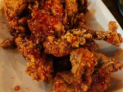 甜辣无骨炸鸡-包装马车·韩国料理·포장마차