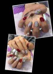 镶钻 跳色 纯色-挚爱美甲Bloved Nail