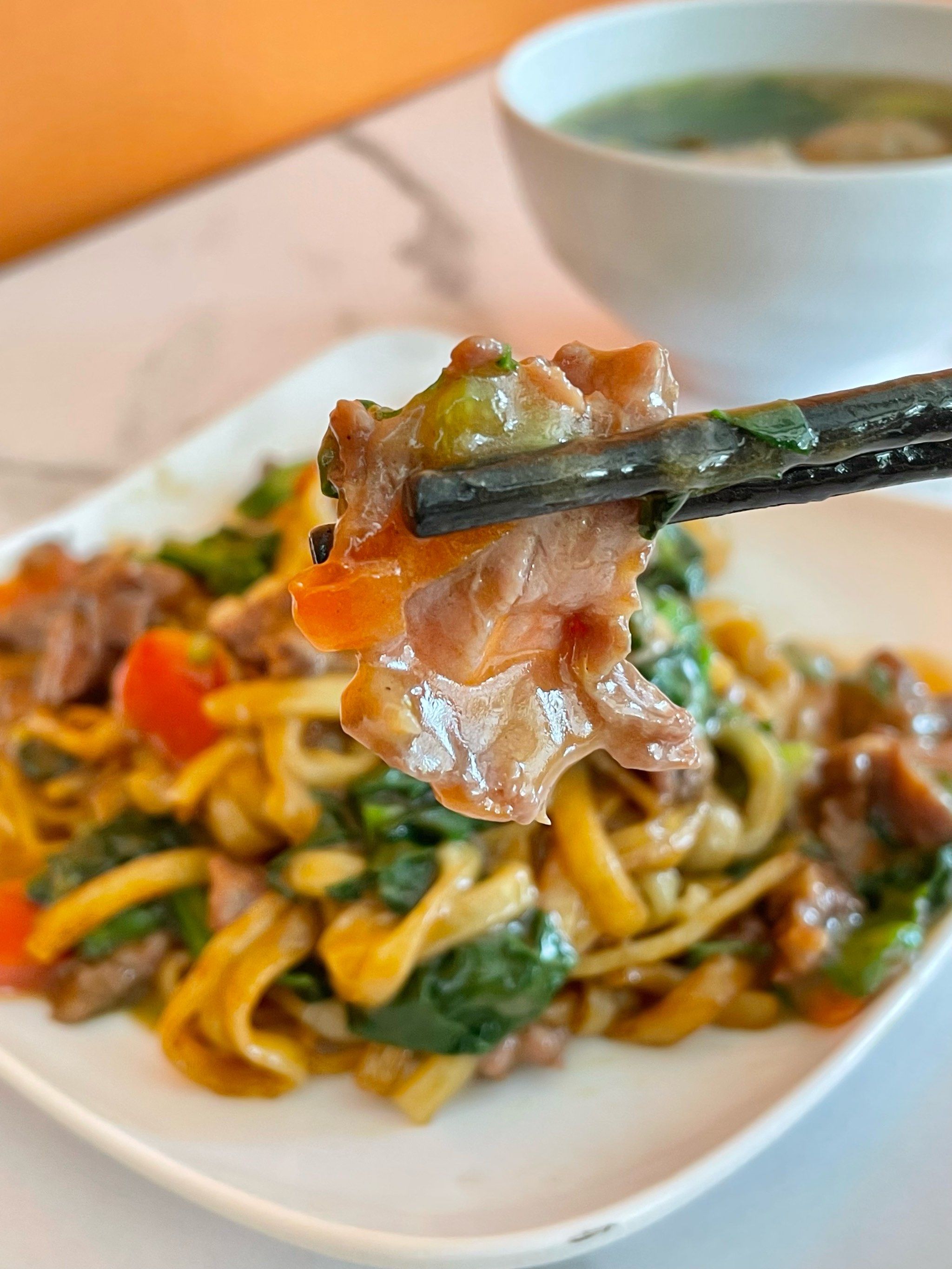 来汕头第11566顿要炫的牛肉粿条9199太太太香了