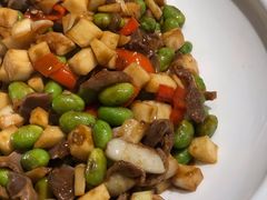 茭白青豆炒鸡胗-春盛渔府(牛首山店)