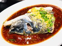 剁椒鱼头-绿茶餐厅(松江万达店)