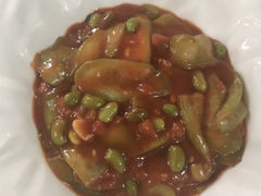 番茄丝瓜毛豆-马仕玖煲(万宴城店)