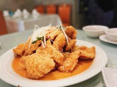 传统锅包肉-黄家饺子东北特色菜馆(湖滨商业街店)