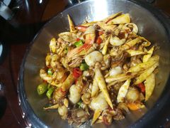 -东来菜馆•手抓海鲜家常菜•海鲜锅贴(鸽子窝店)