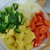 炸鸡咖喱土豆
