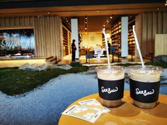 栀子花梨香拿铁-Seesaw Coffee(朝阳大悦城店)