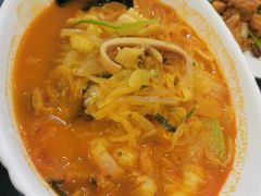 海鲜辣汤面-桃园中华料理炸酱面(燕儿岛路店)