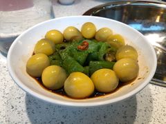 青椒皮蛋-老佛爷铜炉蛙锅(海岸城店)