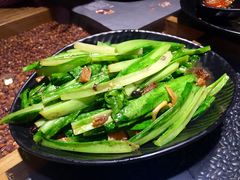 豆豉鲮鱼油麦菜-潮十三潮汕砂锅粥(高新四路大都荟店)