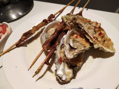 羊肉串和生蚝-星伦多自助料理(花山金鹰店)