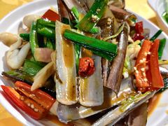 豉椒炒聖子王-老字号蛇口德记烧腊饭店·海鲜加工