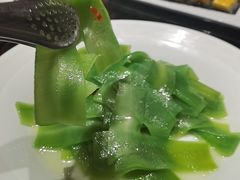 蛰蒙花炝炒莴笋-九十九顶毡房(阜石路店)