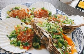 Garlic Steamed Scallop and Oyster