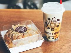 手炒黑糖脏脏茶-原麦世家(莱蒙店)
