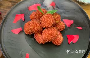 Plum Cod and Shrimp Balls