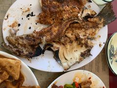 -北京龙庆四季香农家饭庄·灶台鱼·碳烤虹鳟鱼(龙庆峡店)