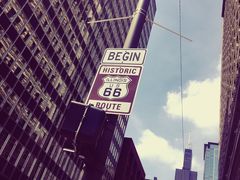 -66号公路起点牌