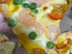 蟹粉扇贝虾仁披萨-达美乐比萨(大华锦绣优嘉店)