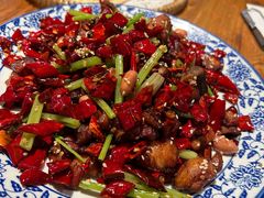 干煸辣子鸡-汉小城·老铫子藕汤·乡野湖北菜(江汉路吉庆街店)