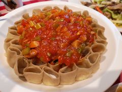 西红柿浇汁莜面-西贝莜面村(上海百联西郊店)