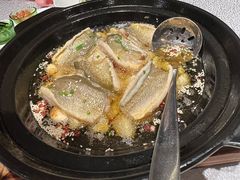 金蒜花椒焗东海黄鱼-北京王府井希尔顿酒店·秦唐中餐厅Chynna