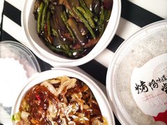 长豆角烧茄子-大鸭梨烤鸭(金色漫香店)
