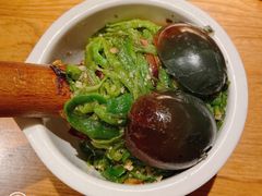 皮蛋青椒擂茄子-炊烟小炒黄牛肉(东庆街店)