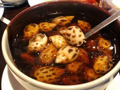 古越陈酿煮花螺-杭州西子湖四季酒店·金沙厅