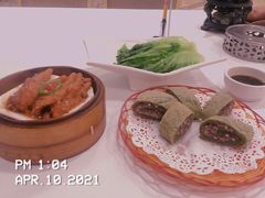 绿茶红豆薄撑-顺德人家食府(黄金广场店)