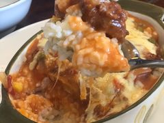 马苏里拉芝士焗猪扒饭-标记Jane's kitchen(平桥直街店)