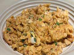 蜢子虾酱炒土鸡蛋-KŌNG胶东小馆(华熙店)