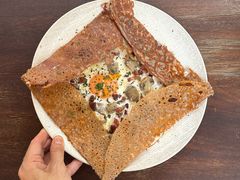 蘑菇熏肉荞麦可丽饼-RAC BAR(安福路店)