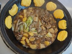 -粘豆包柴火铁锅炖