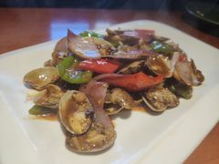 鼓椒炒花蛤-金穗园·砂锅粥.醉鸡煲火锅(长寿路店)