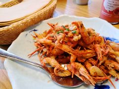 煎饼小河虾-山东宾馆·齐鲁苑餐厅