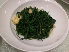 清炒沙葱-巴扎美食·新疆菜·西域歌舞表演餐厅(新疆大厦店)