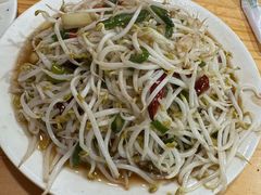 呛绿豆芽-三中高皇羊肉馆