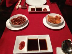 套餐前赠送的小菜&nbsp;虽然很简单&nbsp;但味道很正-海航大厦万豪酒店彩海轩中餐厅(霄云路店)