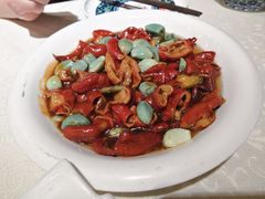 腊八蒜烧肥肠-老浒记烤鸭-北京菜(琉璃厂店)