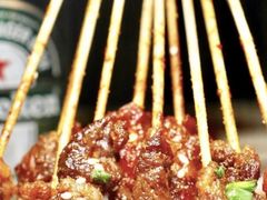 -路边摊小炉子烧烤