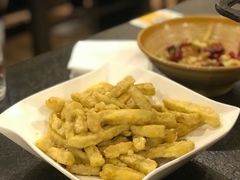 咸蛋黄炒茄子-湘肠香火锅店(团结湖店)