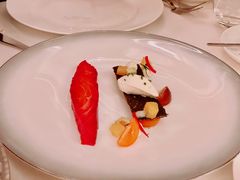 挪威烟熏三文鱼水晶黄瓜香槟奶油-福楼法餐厅FLO