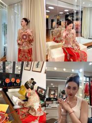 -懿沉香中式嫁衣礼服秀禾服龙凤褂马来褂旗袍总店
