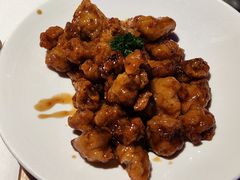 糖醋里脊特写-绿茶餐厅(财富购物中心店)