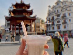 -老福平张记杏仁茶芝麻茶